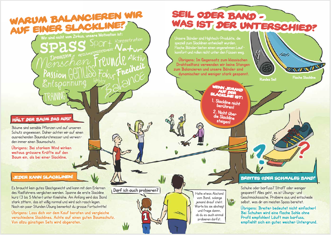 Slack KnowHow Tiroliners Slacklinen in Tirol / Slackline Verein