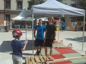 Slackline Stand - Freestyle Tage am Landhausplatz